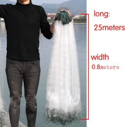 25m x 0.8m Fish Sticky Net Single Layer Fishing Net