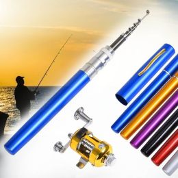 Portable Mini Pen Fishing Pen Fishing (Specification: 1, Color: Gold)